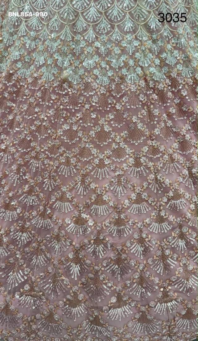 Onion pink net embroidered bridal reception lehenga choli set