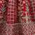 Red silk blend embroidered royal bridal wedding lehenga choli set