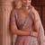 Light onion pink silk blend embroidered bridal sangeet lehenga choli set