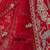Red silk blend embroidered heavy royal bridal lehenga choli set