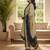 Blue printed cotton blend stitched ethnic motif print salwar kurta dupatta for women