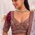 Multicolor silk blend embroidered designer sangeet lehenga choli set