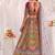 Multicolor silk blend embroidered designer sangeet lehenga choli set