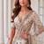 Off-white silk blend embroidered designer reception lehenga choli set