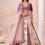 Multicolor silk blend embroidered designer bridal lehenga choli set
