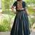 D Green Rayon Readymade Navratri Lehenga Choli with Mirror & Embroidery Work