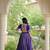 Violet Rayon Readymade Navratri Lehenga Choli with Mirror & Embroidery Work