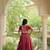 Maroon Rayon Readymade Navratri Lehenga Choli with Mirror & Embroidery Work