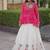 Rani&White Georgette Readymade Navratri Lehenga Choli with Kutchi Patchwork
