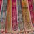 Multicolor silk blend embroidered traditional sangeet lehenga choli set