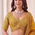 Mustard silk blend embroidered festive haldi lehenga choli set