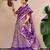 Women Ikat Printed Tasar Silk Lehenga Choli Set with Foil Print Detailing