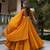 women's printed georgette bandhej printed lehenga choli with dupatta for navratri - free size