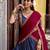 Women's Poly Chanderi Kalamkari Printed Lehenga Choli with Georgette Dupatta