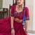 women's tasar silk gamthi printed navratri chaniya choli set with gotta patti work - free size