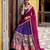Women's Poly Chanderi Kalamkari Printed Lehenga Choli with Georgette Dupatta
