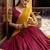 Women's Poly Chanderi Kalamkari Printed Lehenga Choli with Georgette Dupatta