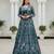 women's tasar silk printed co-ord set lehenga choli with jacket koti - free size