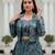 women's tasar silk printed co-ord set lehenga choli with jacket koti - free size