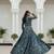 women's tasar silk printed co-ord set lehenga choli with jacket koti - free size