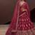 Rani pink silk blend embroidered lehenga choli