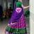 Women Leheriya Print Tasar Silk Lehenga Set with Zari Work & Chinon Sequins Dupatta