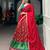 Women Leheriya Print Tasar Silk Lehenga Set with Zari Work & Chinon Sequins Dupatta