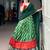 Women Leheriya Print Tasar Silk Lehenga Set with Zari Work & Chinon Sequins Dupatta