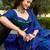 women's georgette printed lehenga choli with sequins embroidery & mirror work dupatta set - free size