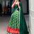 Women Leheriya Print Tasar Silk Lehenga Set with Zari Work & Chinon Sequins Dupatta