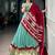 women embroidered rayon lehenga choli with mal cotton dupatta for garba & navratri - free size
