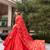 women's georgette printed lehenga choli with sequins embroidery & mirror work dupatta set - free size