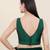 Women's tafeta silk padded back open sleeveless saree blouse