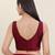 Women's tafeta silk padded back open sleeveless saree blouse