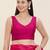 Women's tafeta silk padded back open sleeveless saree blouse