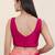 Women's tafeta silk padded back open sleeveless saree blouse