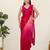 Women's tafeta silk padded back open sleeveless saree blouse