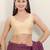 Women's tafeta silk padded back open sleeveless saree blouse