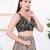 Women's mulbury silk padded back open sleeveless saree blouse