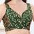 Women's mulbury silk padded back open sleeveless saree blouse