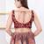 Women's mulbury silk padded back open sleeveless saree blouse