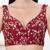 Women's mulbury silk padded back open sleeveless saree blouse