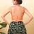 Women's brocade padded back open sleeveless saree blouse