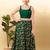 Women's brocade padded back open sleeveless saree blouse