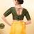 Women's mulbury silk padded back open elbow sleeves saree blouse
