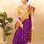 Women's mulbury silk padded back open elbow sleeves saree blouse