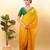 Women's mulbury silk padded back open elbow sleeves saree blouse