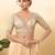 Women's mulbury silk padded back open elbow sleeves saree blouse