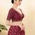 Women's mulbury silk padded back open elbow sleeves saree blouse