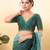 Women's mulbury silk padded back open elbow sleeves saree blouse